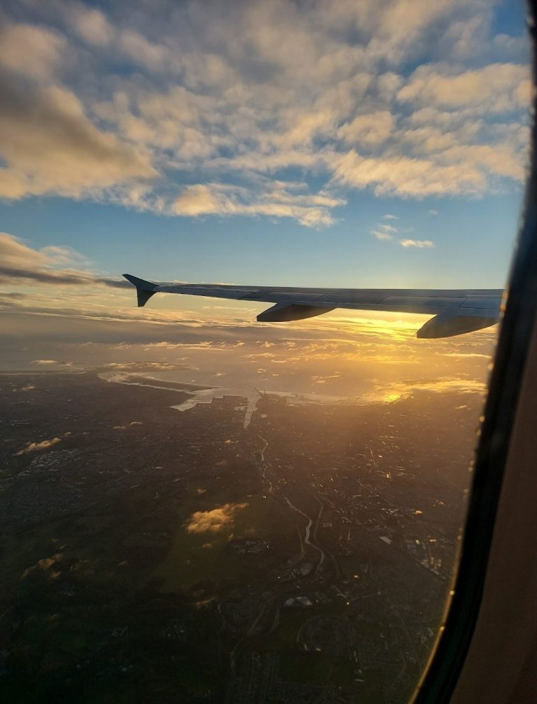 Flight from Dublin to Zurich