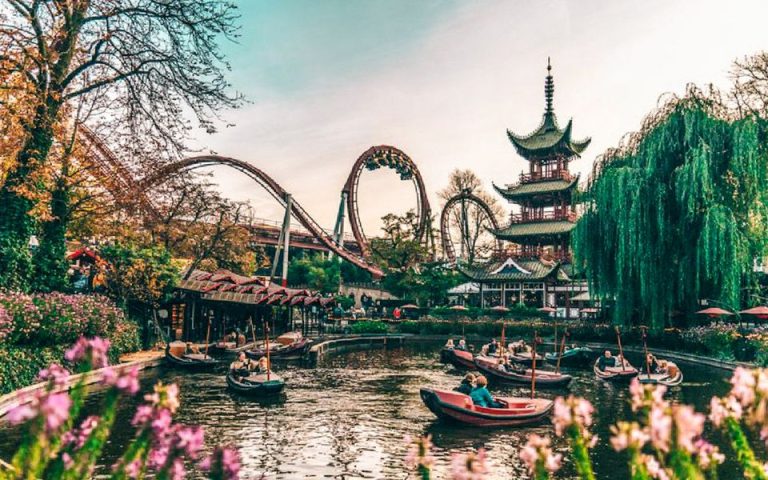 Tivoli Gardens in Copenhagen. Part of our Top 10 things for kids to do