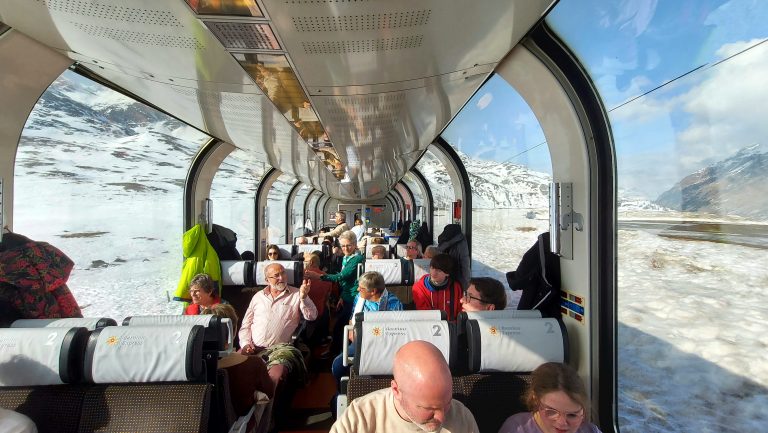 Bernina Express Panoramic Carriage