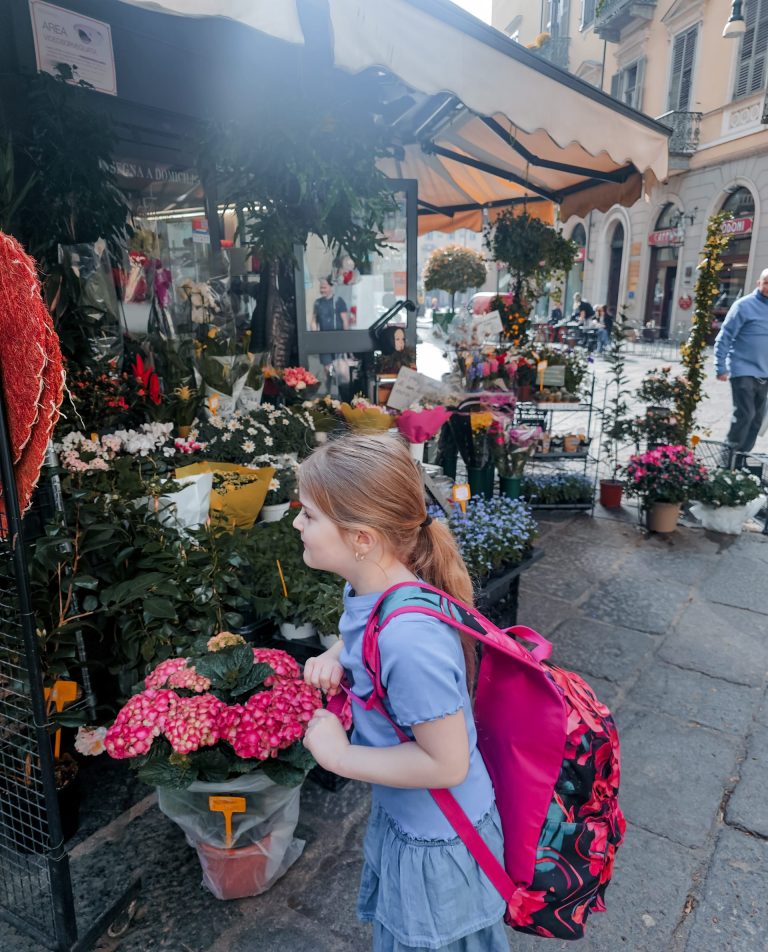 exploring Turin on foot with kids