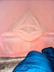 Our room at the Arctic SnowHotel, Lapland