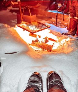 Snowmobiling in Rovaniemi