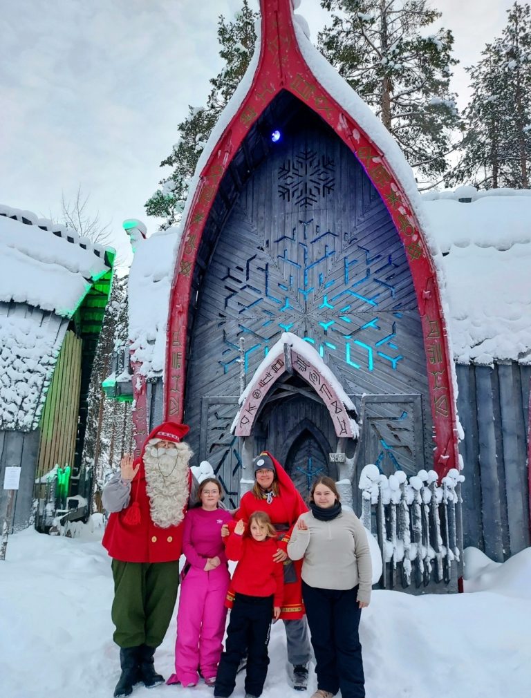 Arcandia Elf Court Father Christmas Santa Claus and elf