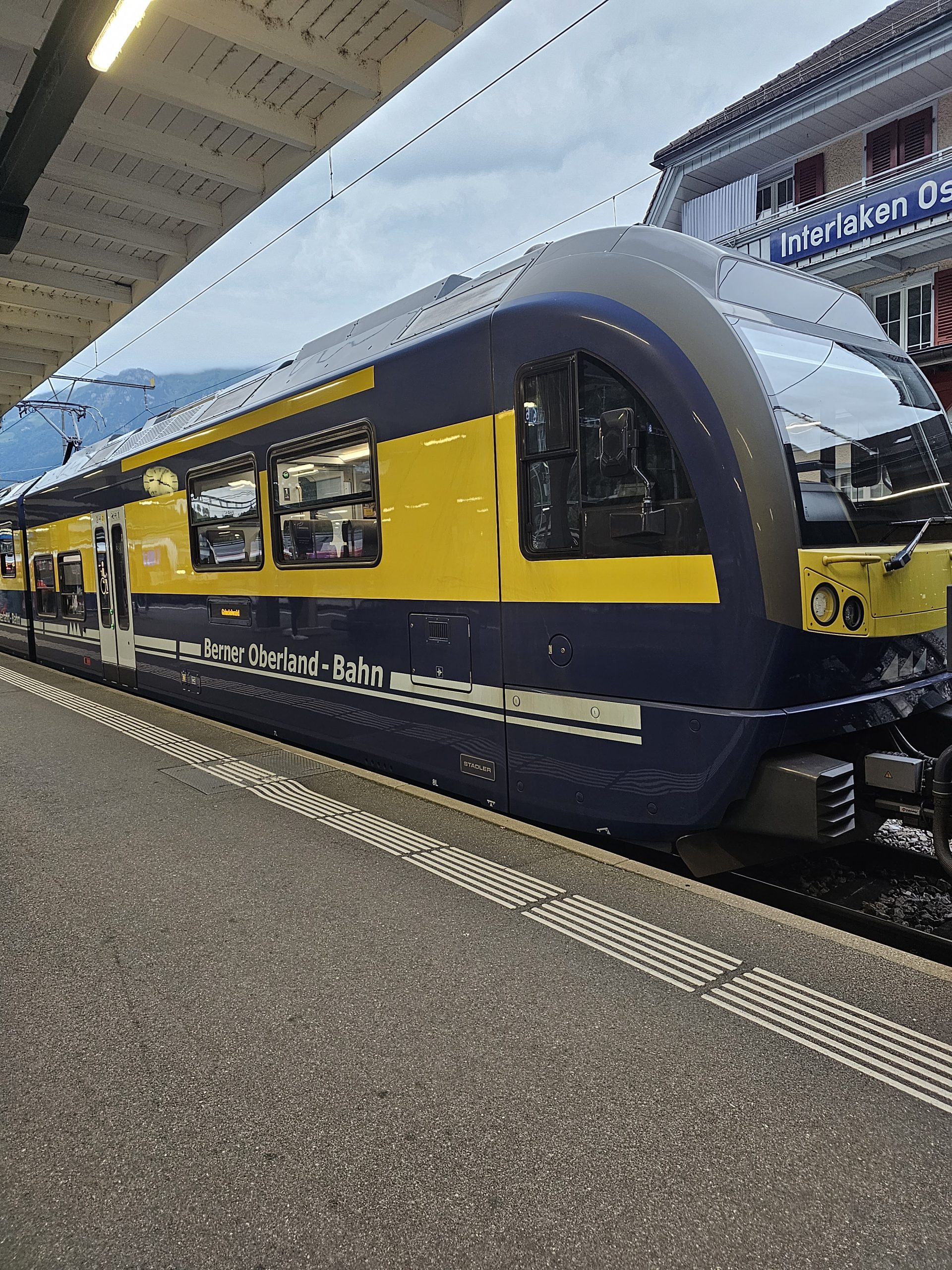 Berner oberland train to Lauterbrunnen from Interlaken