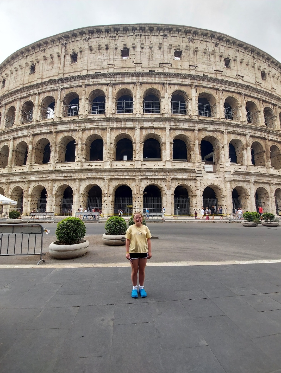 the colosseum Rome with kids