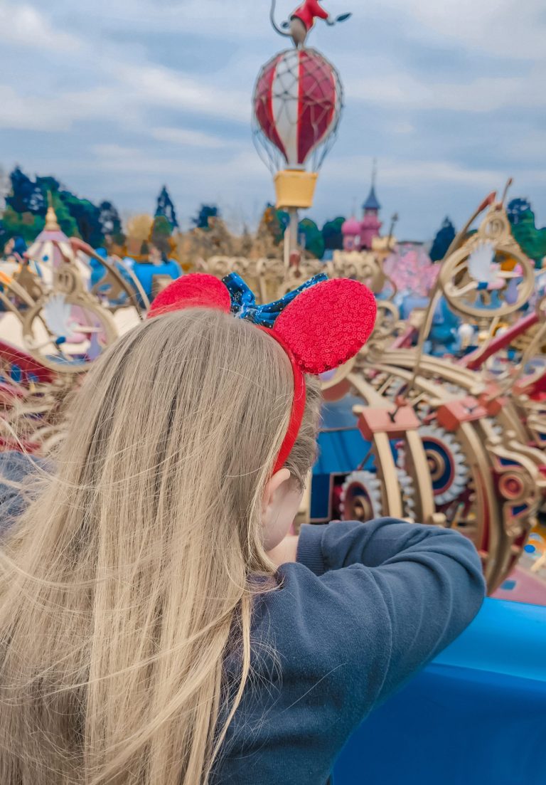 Dumbo flying circus elephant ride at Christmas