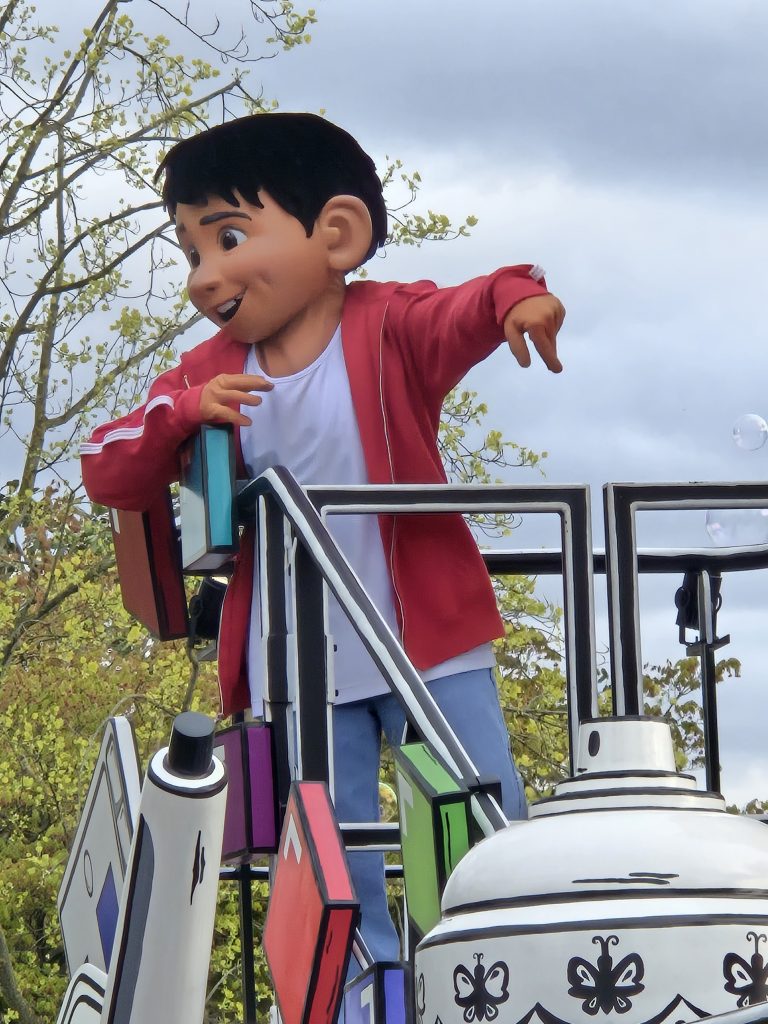 Miguel from Coco character at Disneyland Paris
