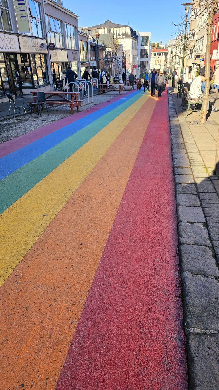 Reykjavik’s Rainbow Street- things to do in iceland