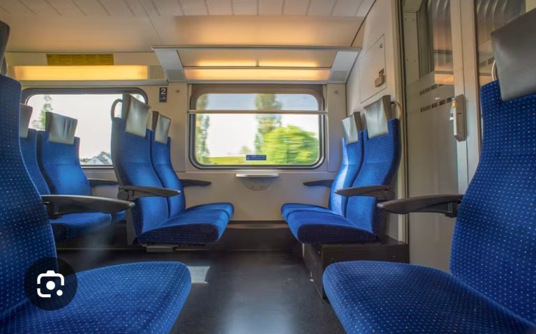 Regional Bernina Express Train Red Train