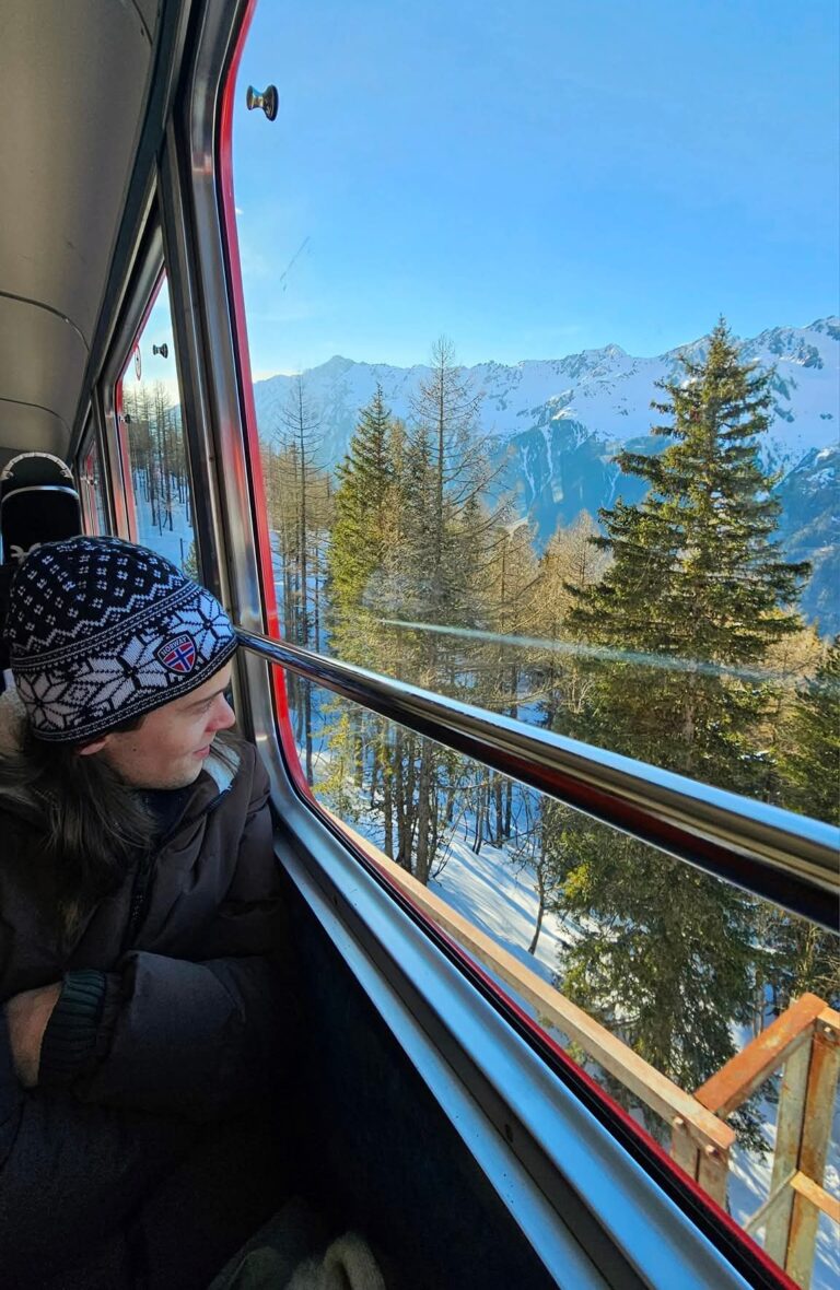 Montenvers Red train in Chamonix