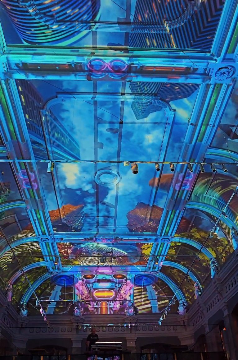 McDonalds Budapest Lightshow