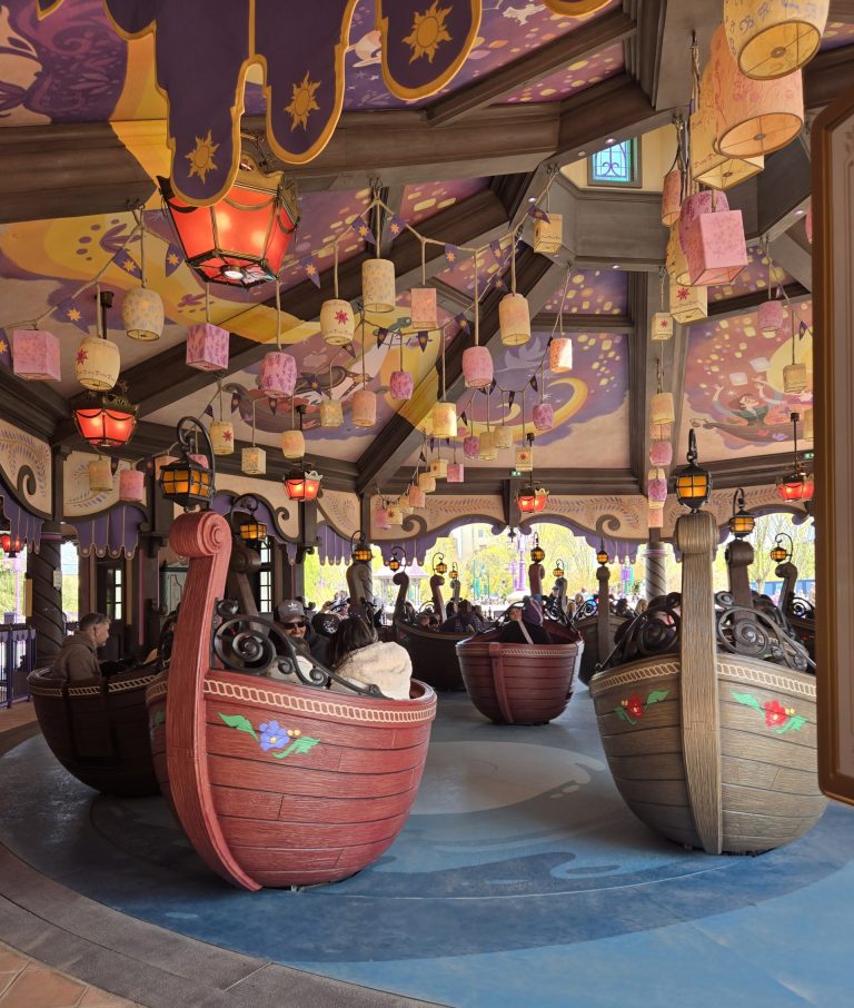 Rapunzel ride at Adventure land Disneyland Paris