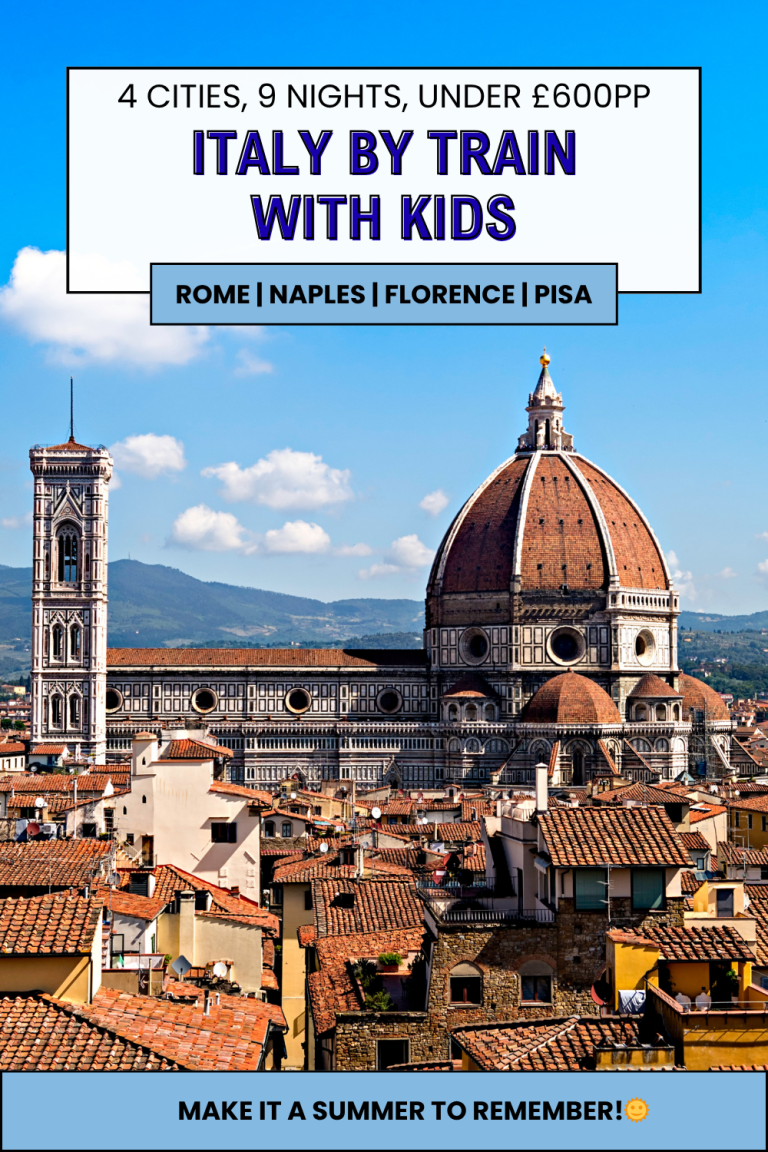 how to travel round Italy by train with kids budget travel