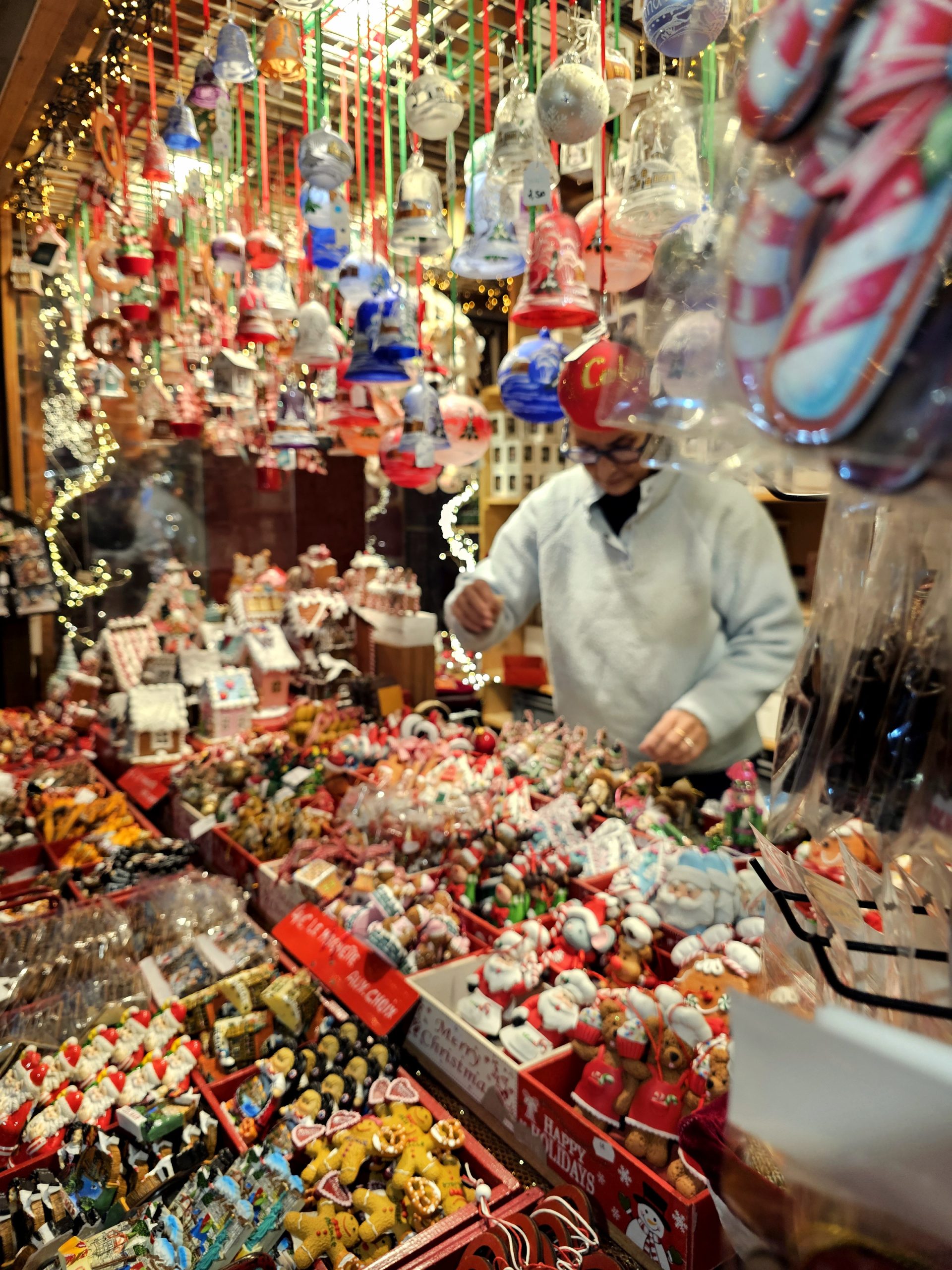 Colmar Christmas Market Stalls