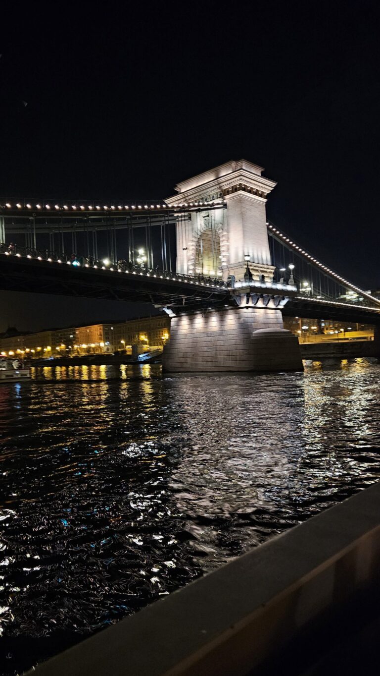 Budpest at Night from the water