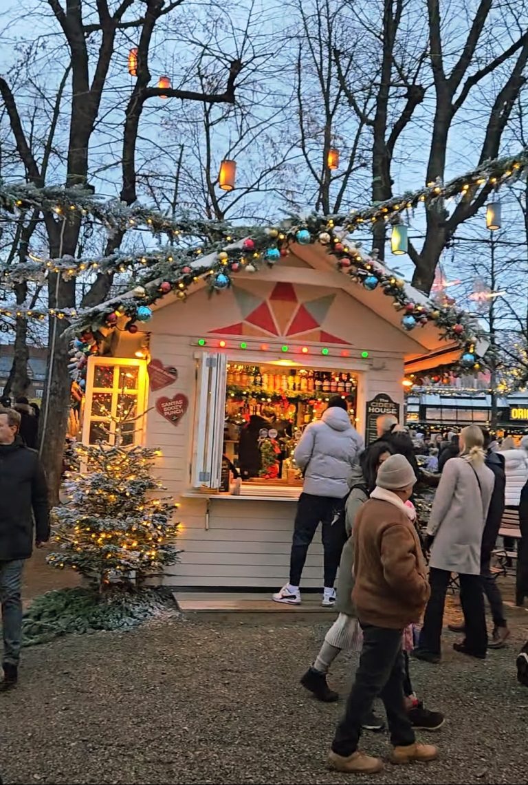 Tivoli Gardens Christmas Market Stalls