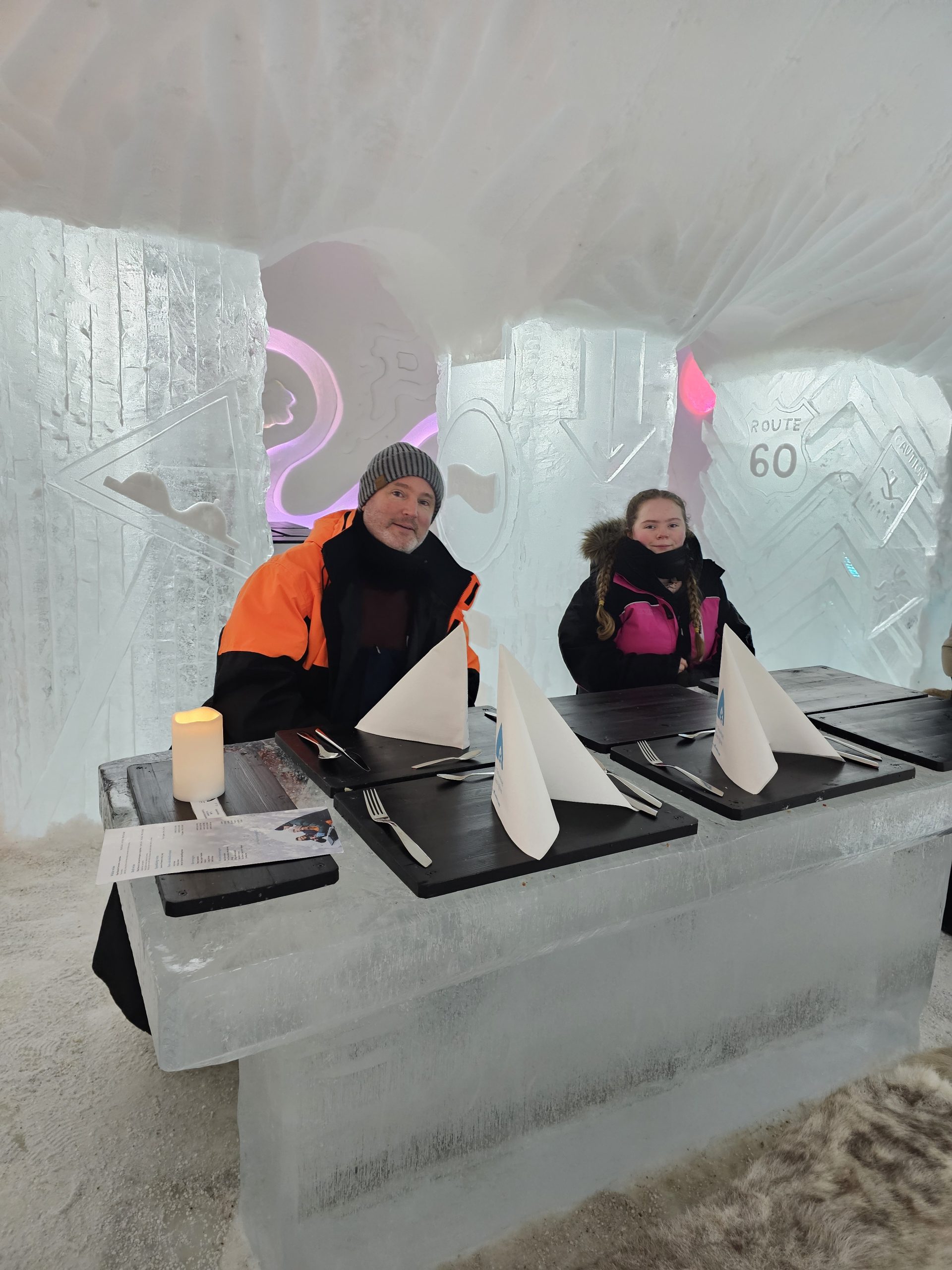 Ice restaurant at Arctic SnowHotel Rovaniemi