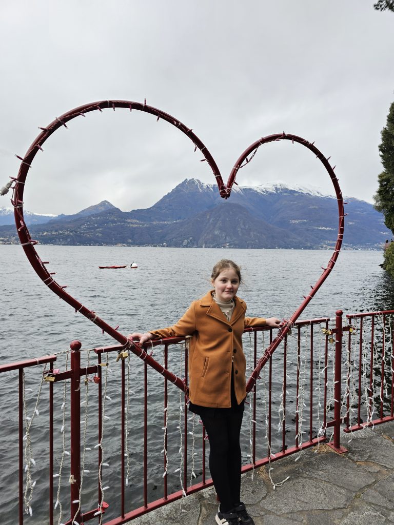 Heart view in Varenna Lake Como