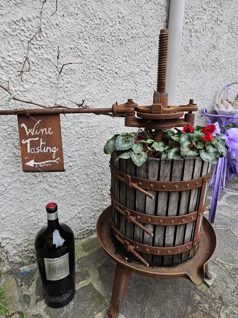 Varenna wine tasting