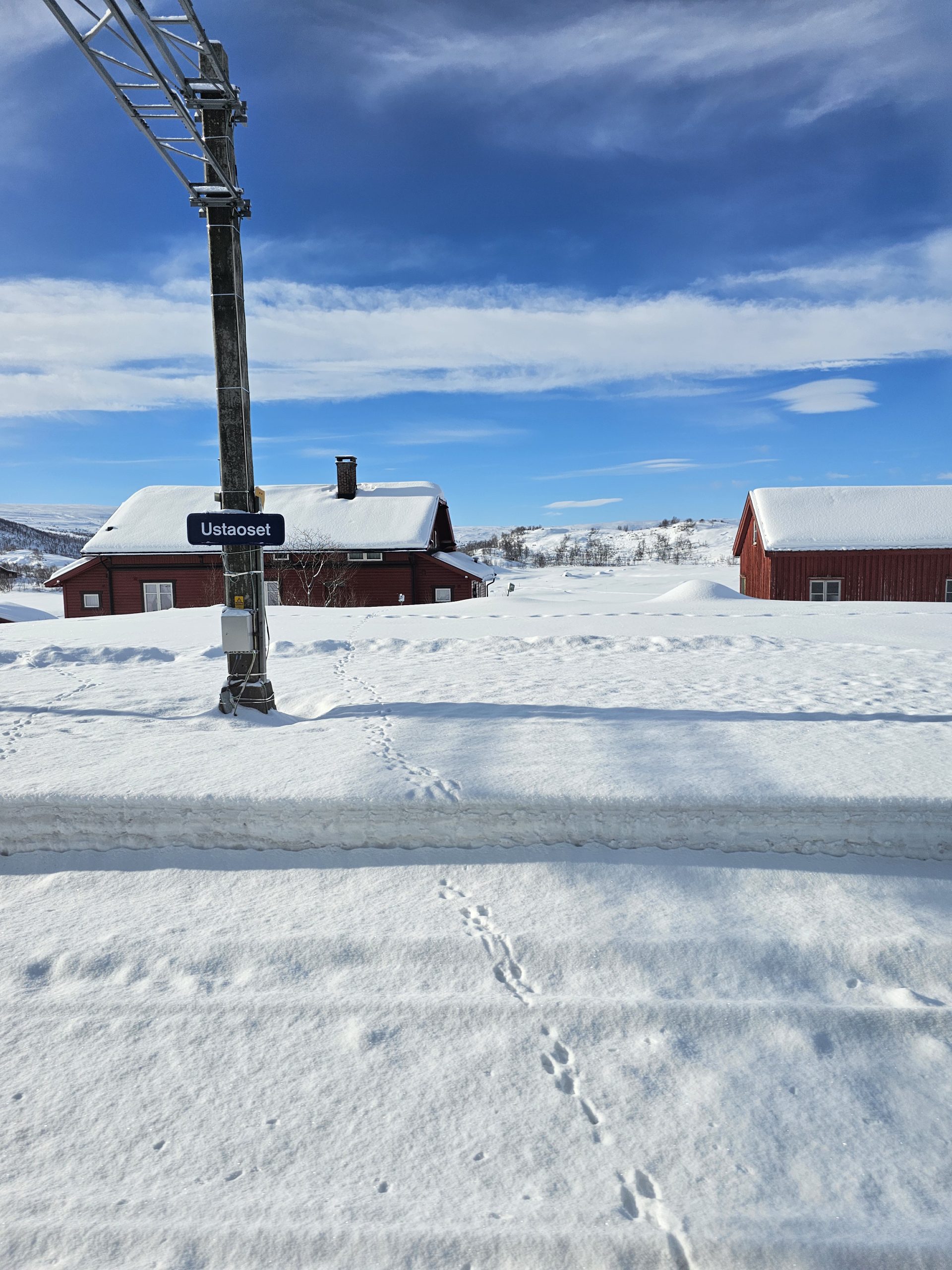 Ustoset train station on the Bergensbanen line