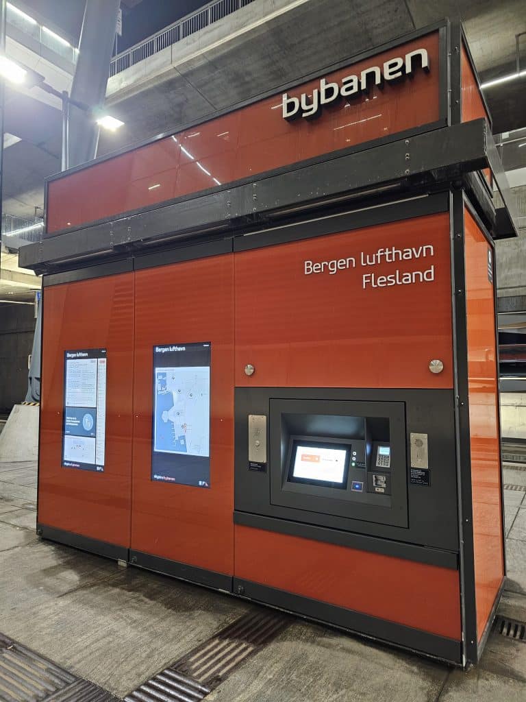 Bergen Light Rail from Bergen airport