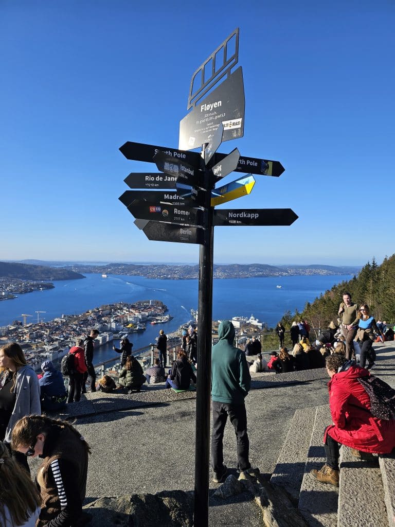 Bergen Mount Floyen View