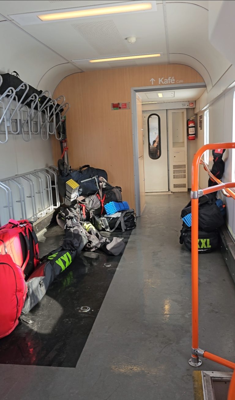 Bergensbanen Luggage Carriage with storage