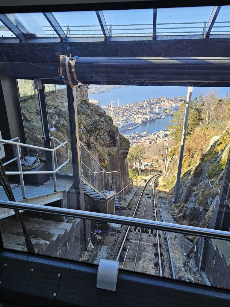 Fløibaben View from Funicular