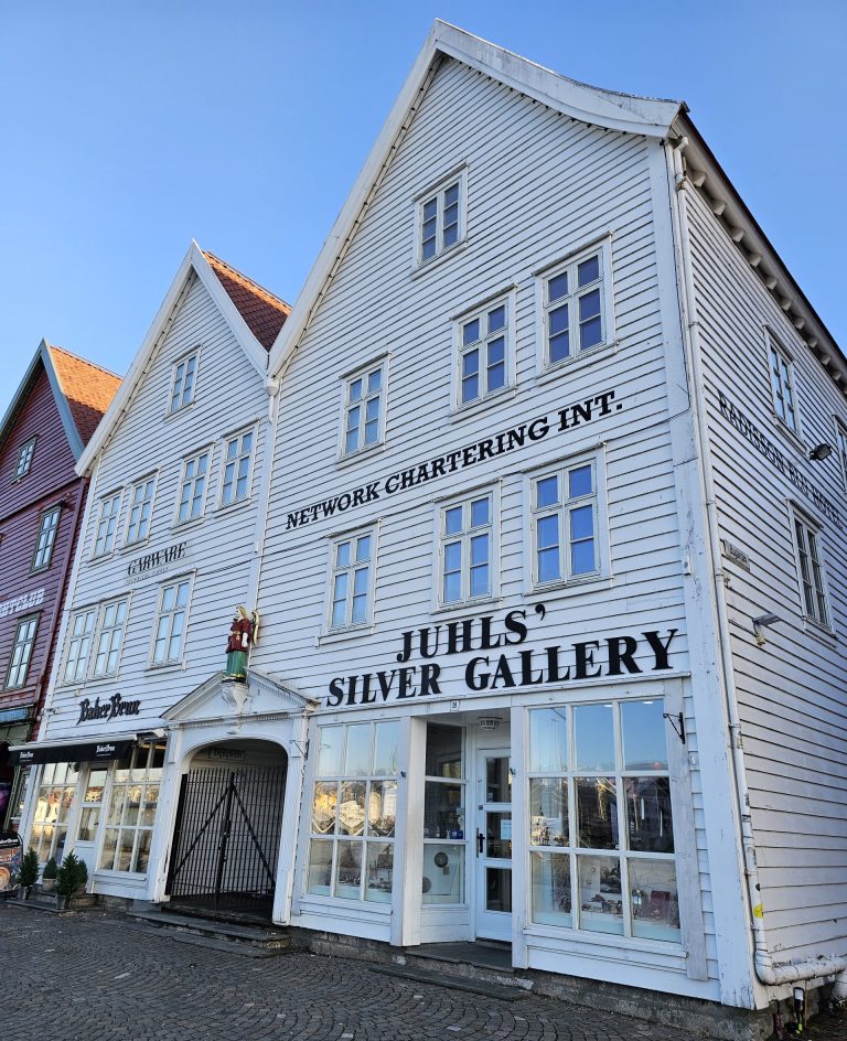 wooden hanseatic Buildings Bergen