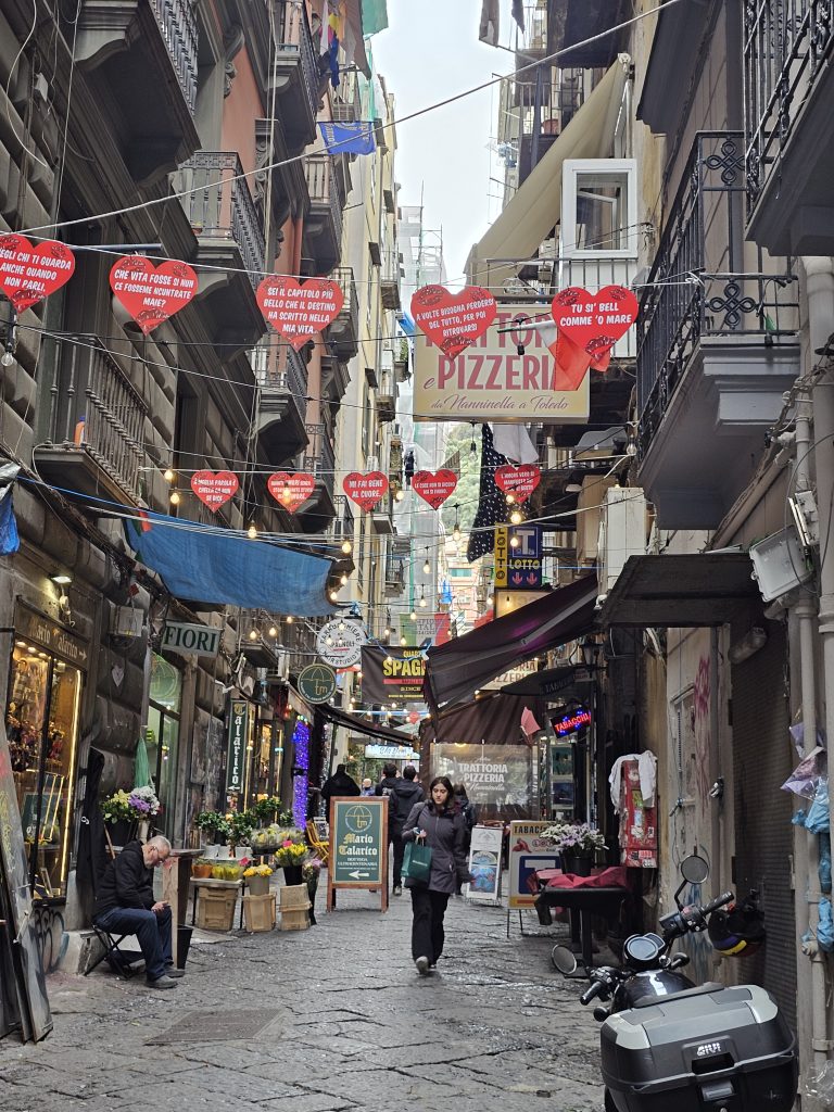 Heart Street in the Spanish Quarters of Napoli