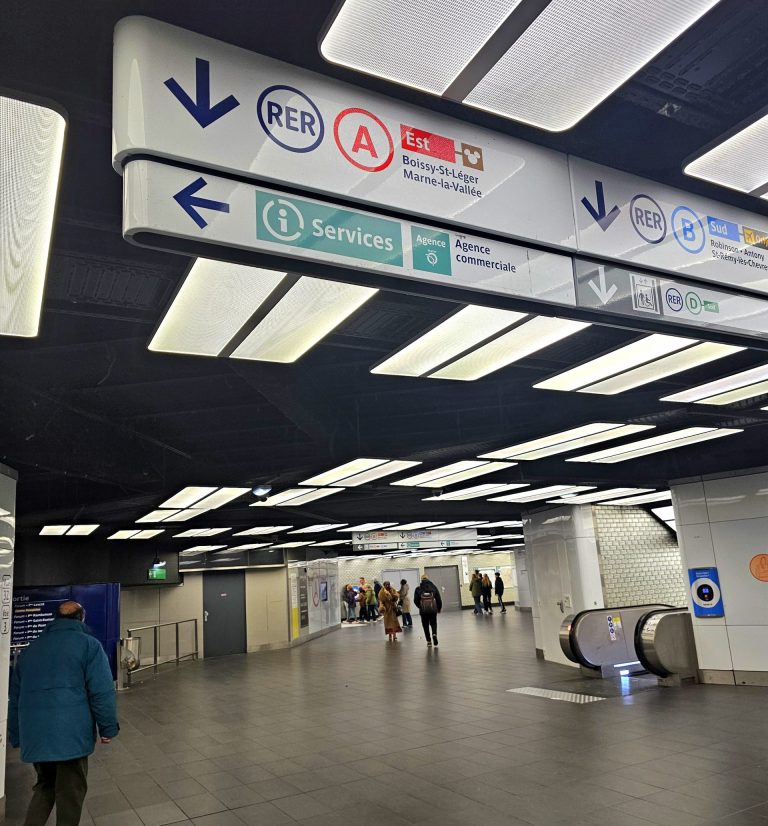 Line A Paris Metro to Disneyland Paris