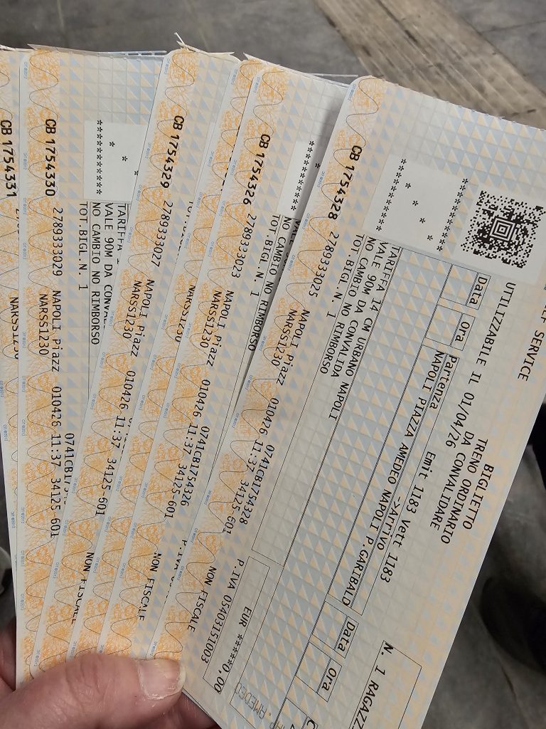 metro tickets naples