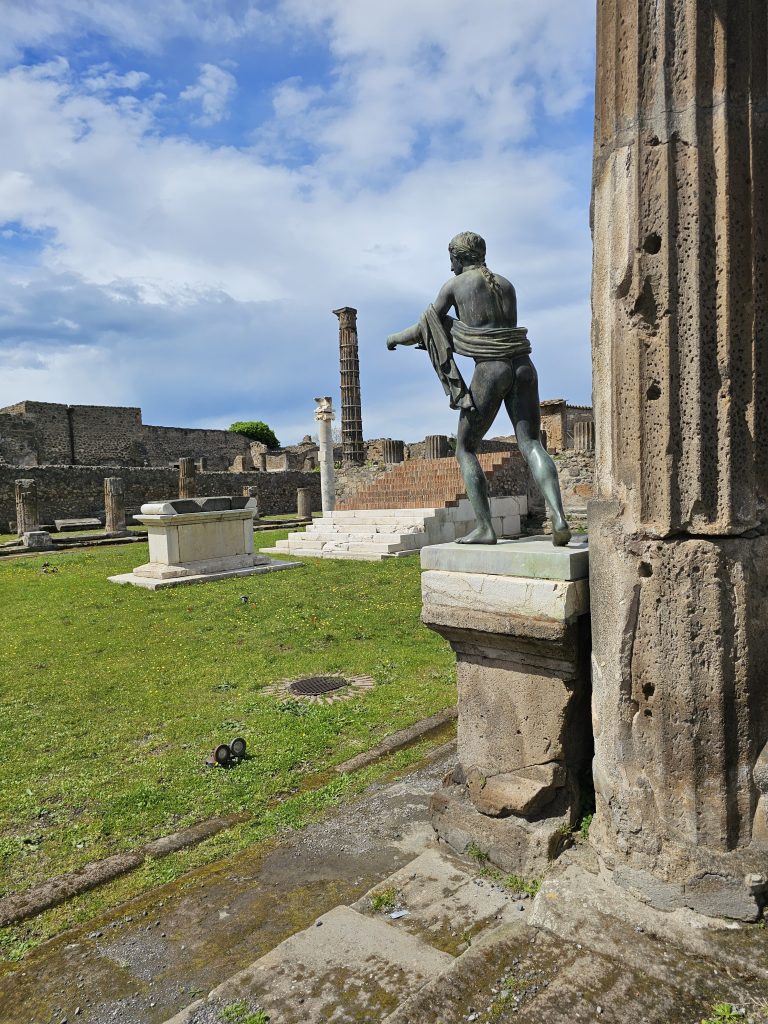 Pompeii with children