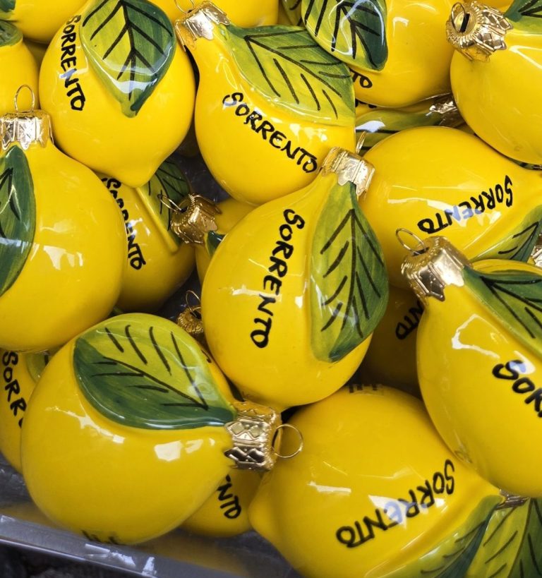 lemon tree decorations Sorrento Italy