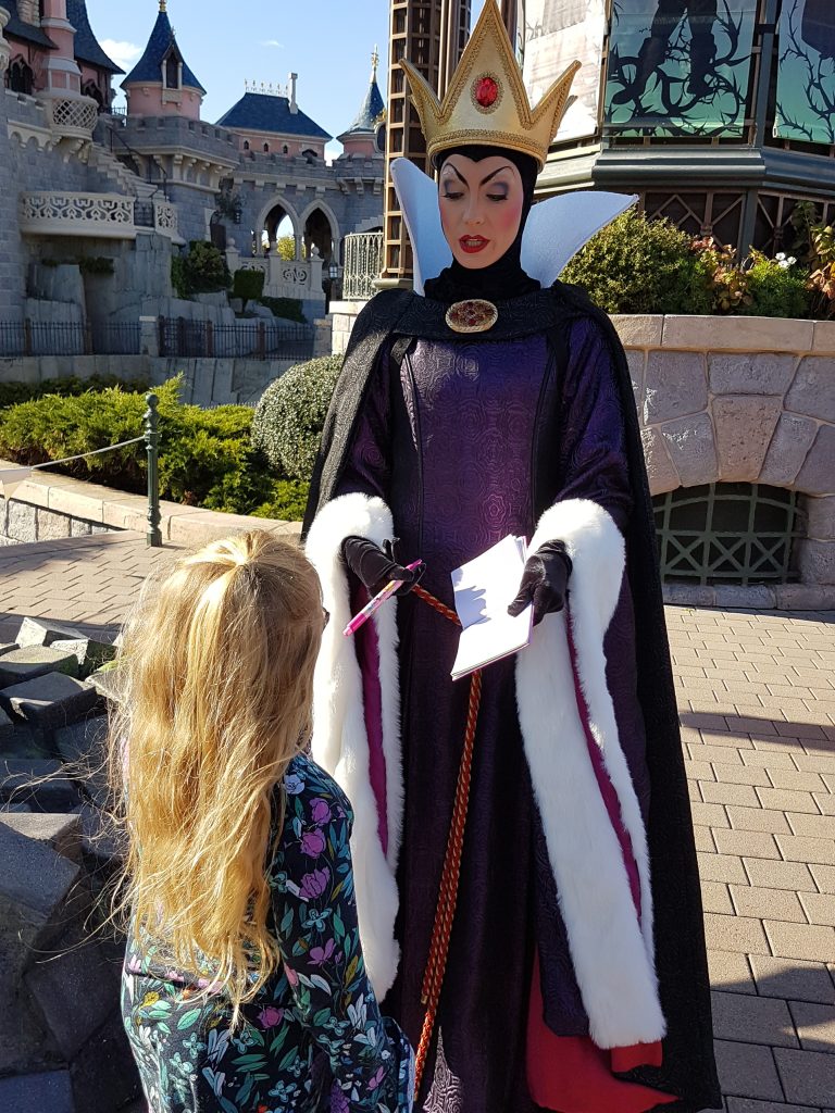 The Evil Queen at Halloween Disneyland Paris
