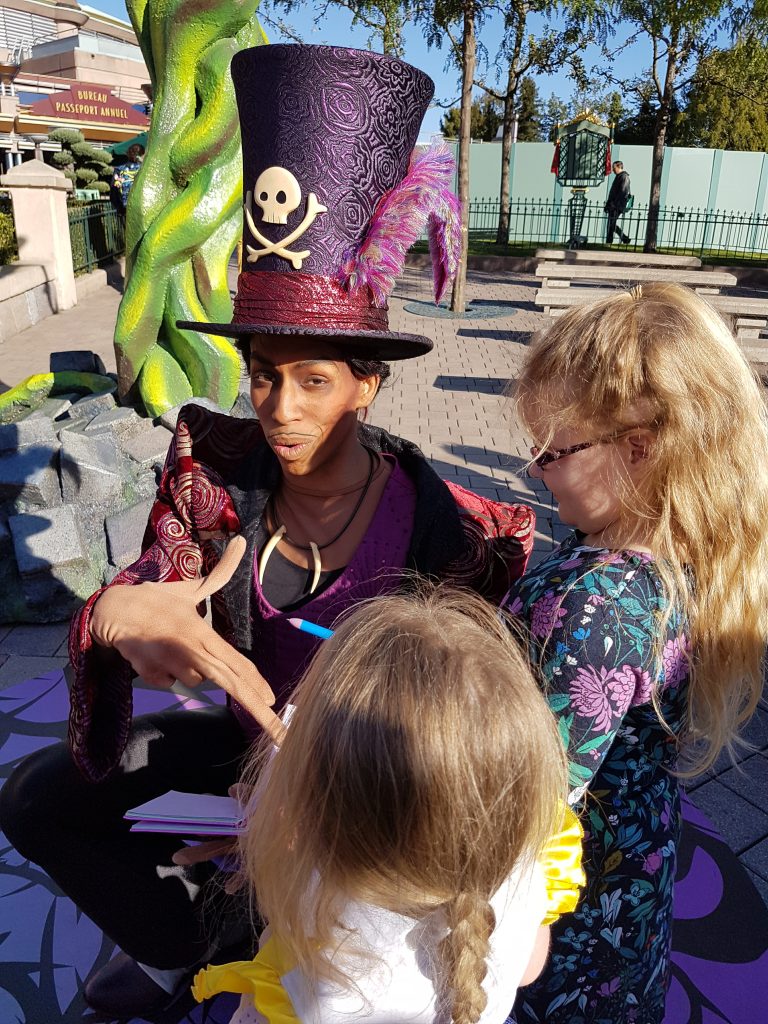 Dr Facilier from Princess and the Frog Movie at Disneyland Paris