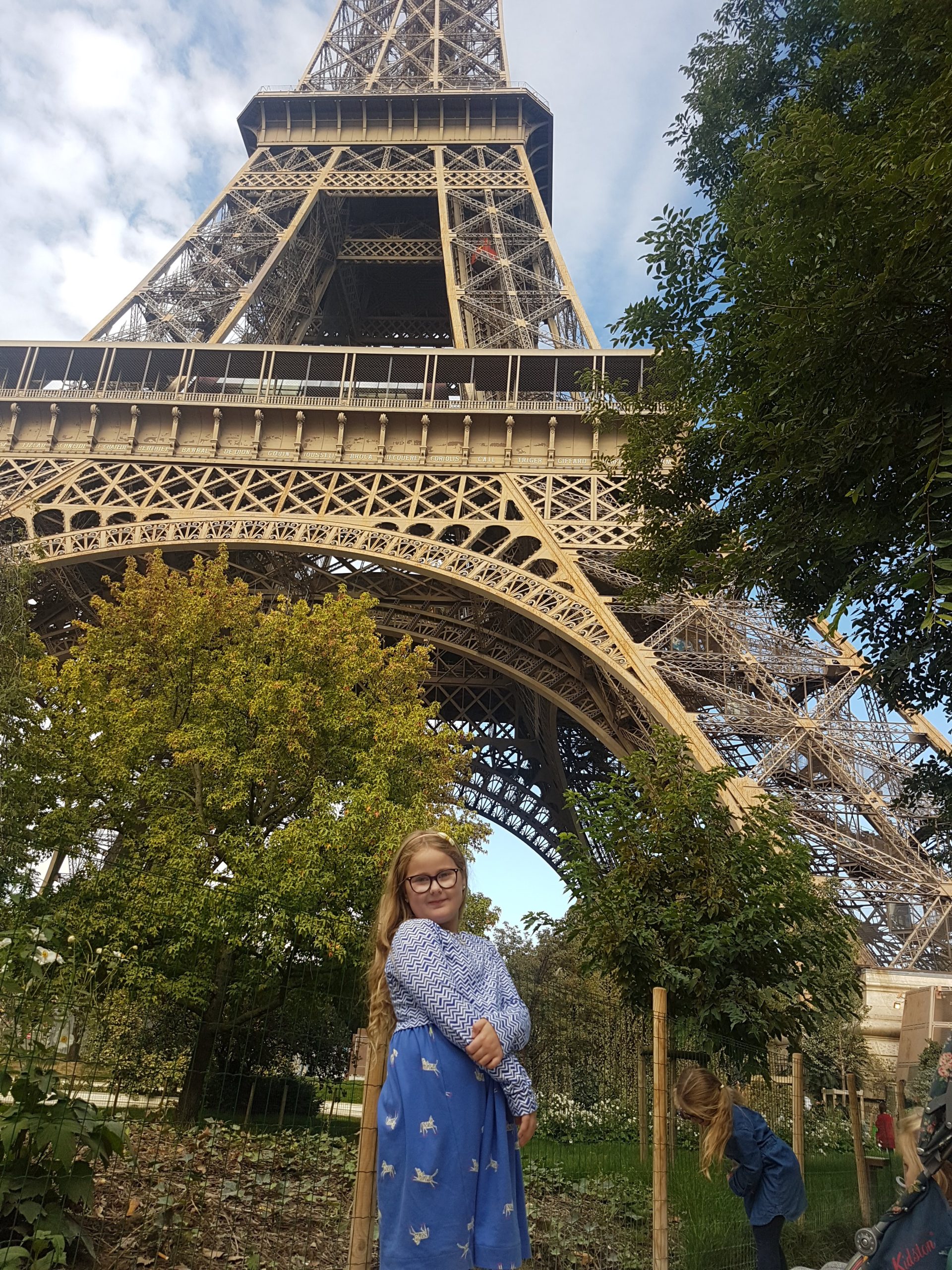 Eiffel Tower views from below