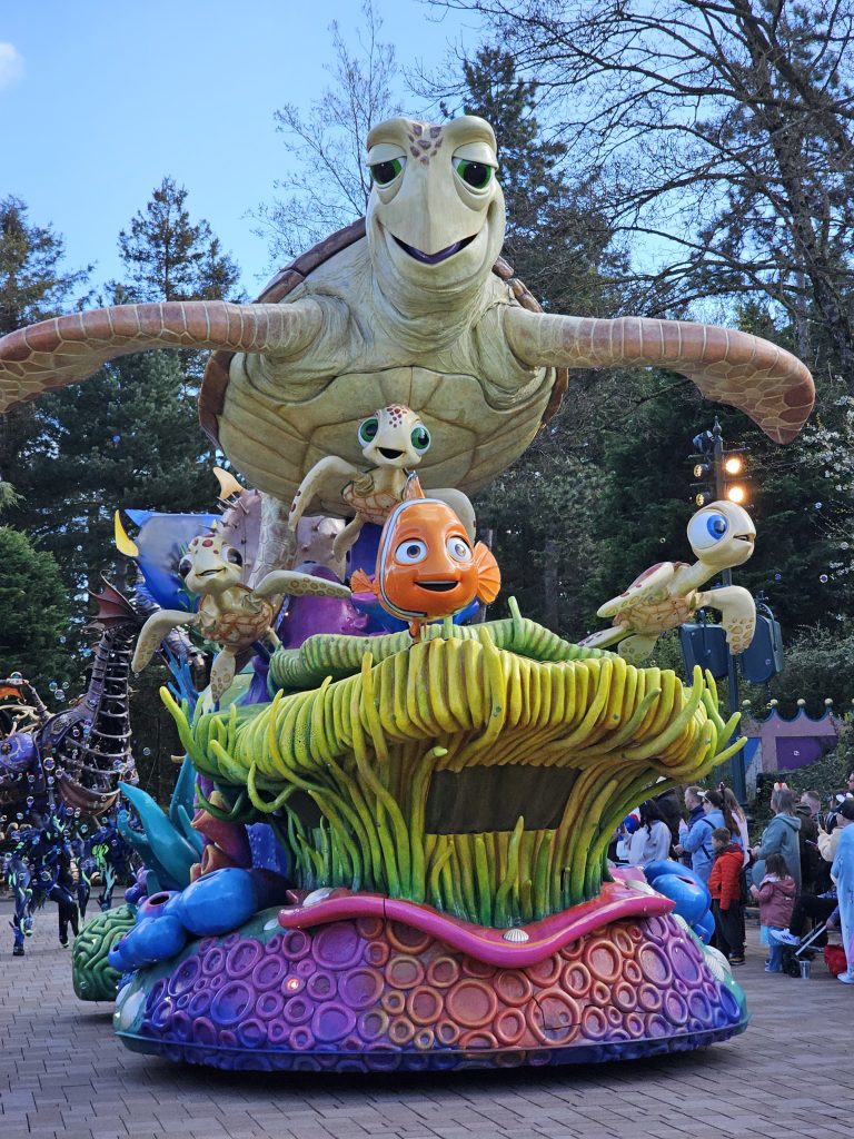 Finding Nemo parade float Disneyland Paris
