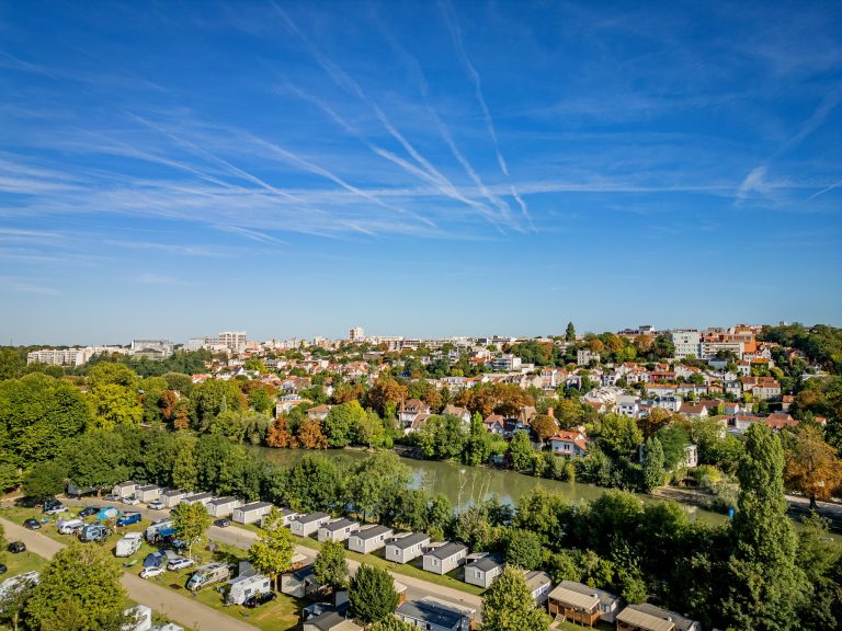 Paris Est Campsite Aerial View