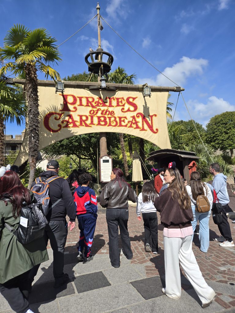 Pirates of the Caribbean ride at Disneyland Paris
