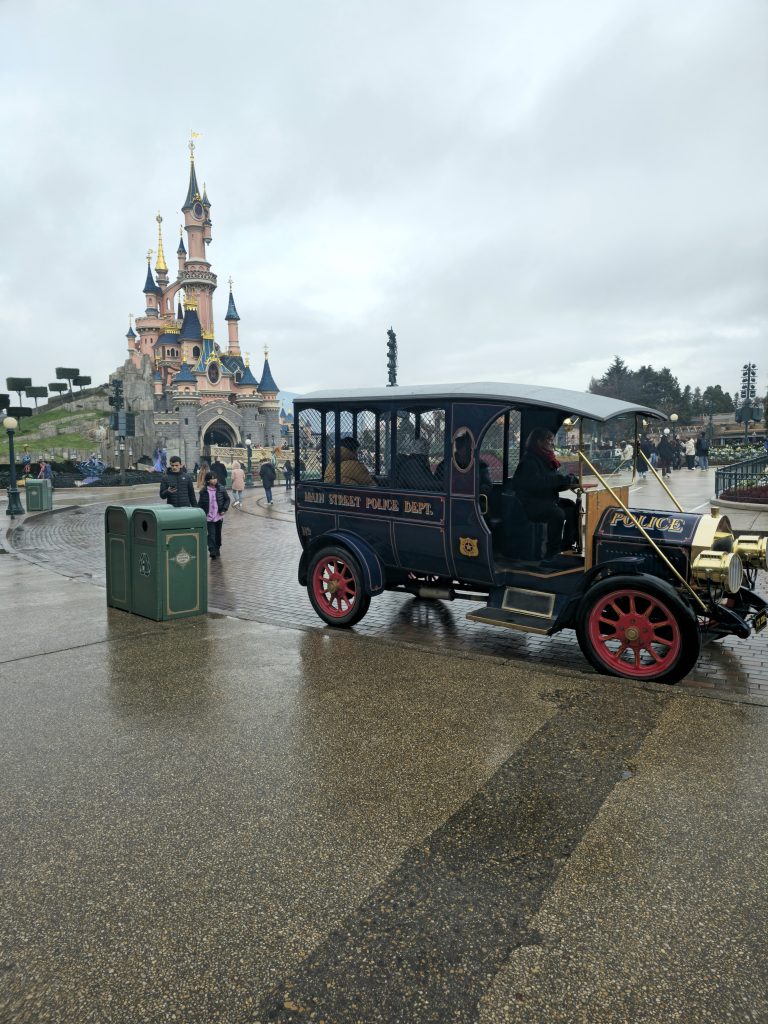 Rainy day at Disneyland Paris