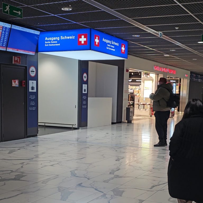 Basel Airport Switzerland Exit