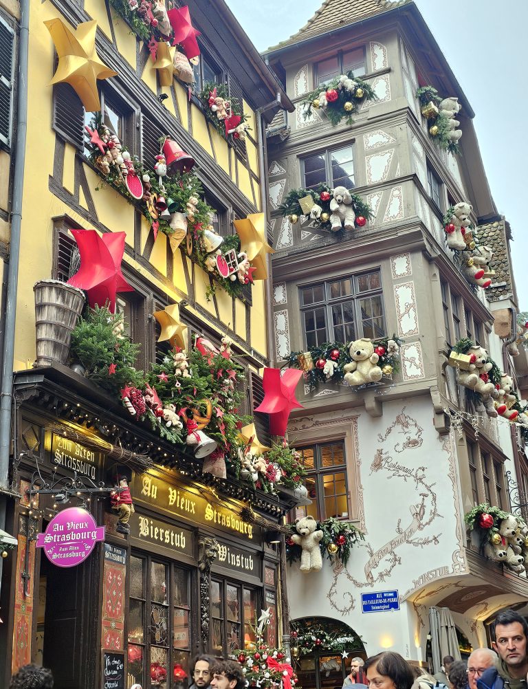 Christmas decorations in Strasbourg