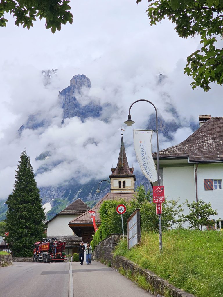 Grindelwald First on a Cloudy Day