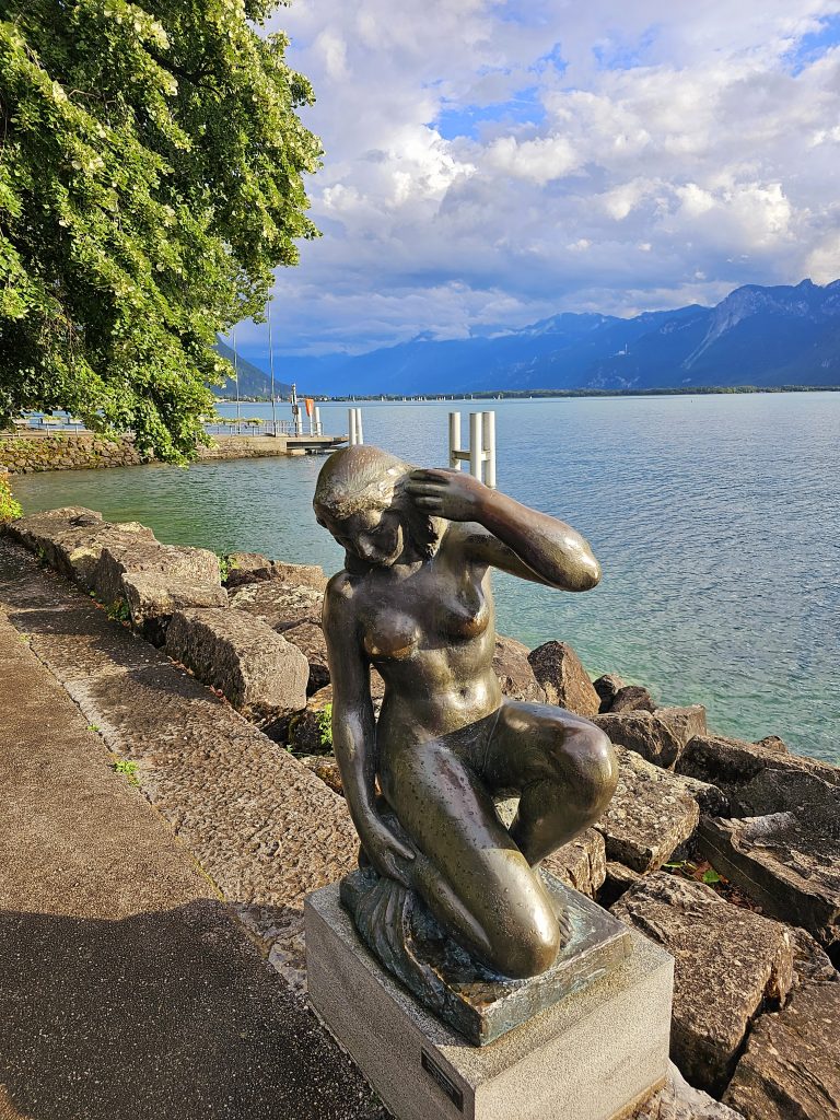 Lake Geneva waterfront Montreux