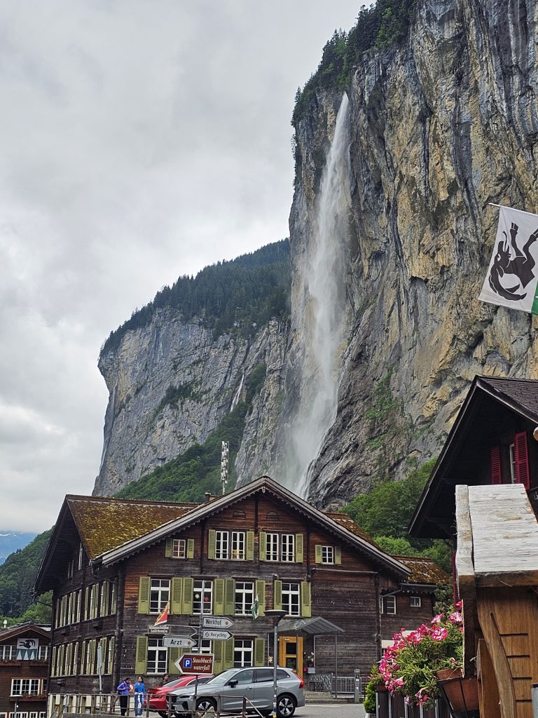 Lauterbrunnen from Interlaken train