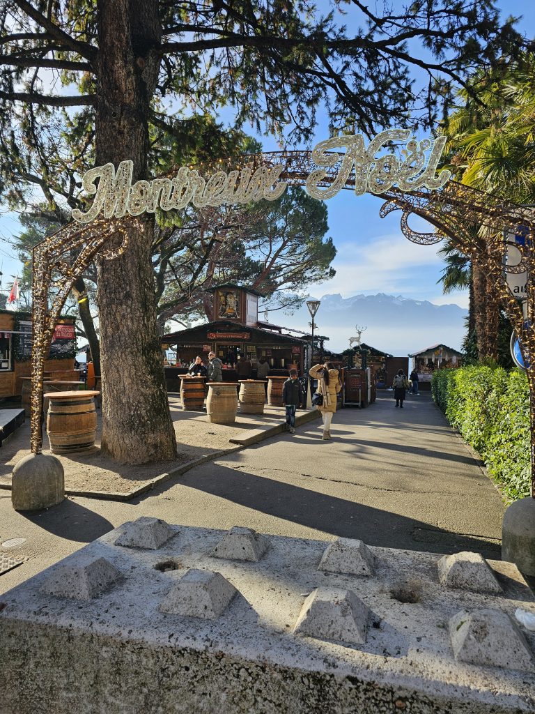 Montreux Noel Christmas Market Entrance