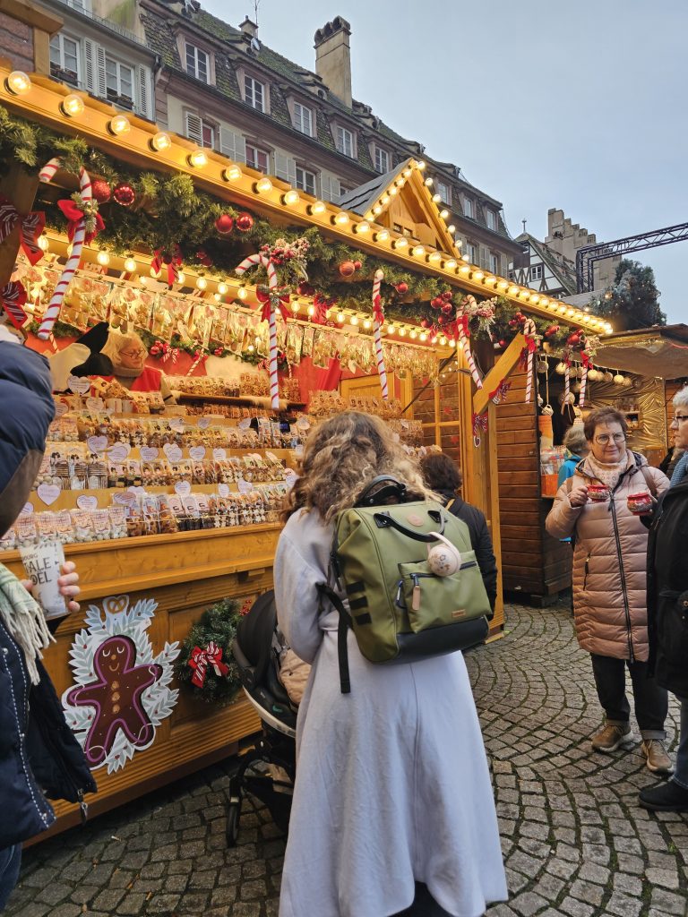 Stalls at Strasbourg Christmas Markets