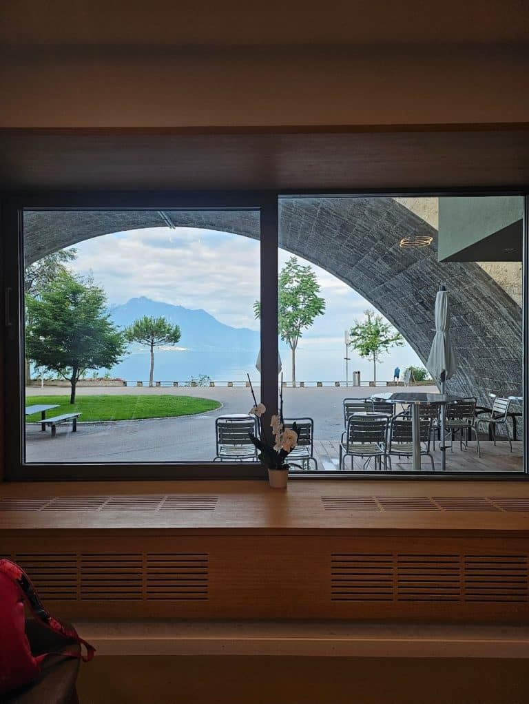 View from Montreux Lake Hostel