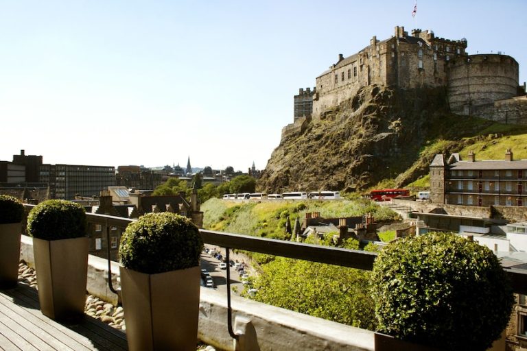 Christmas Market hotels Near to Edinburgh Castle